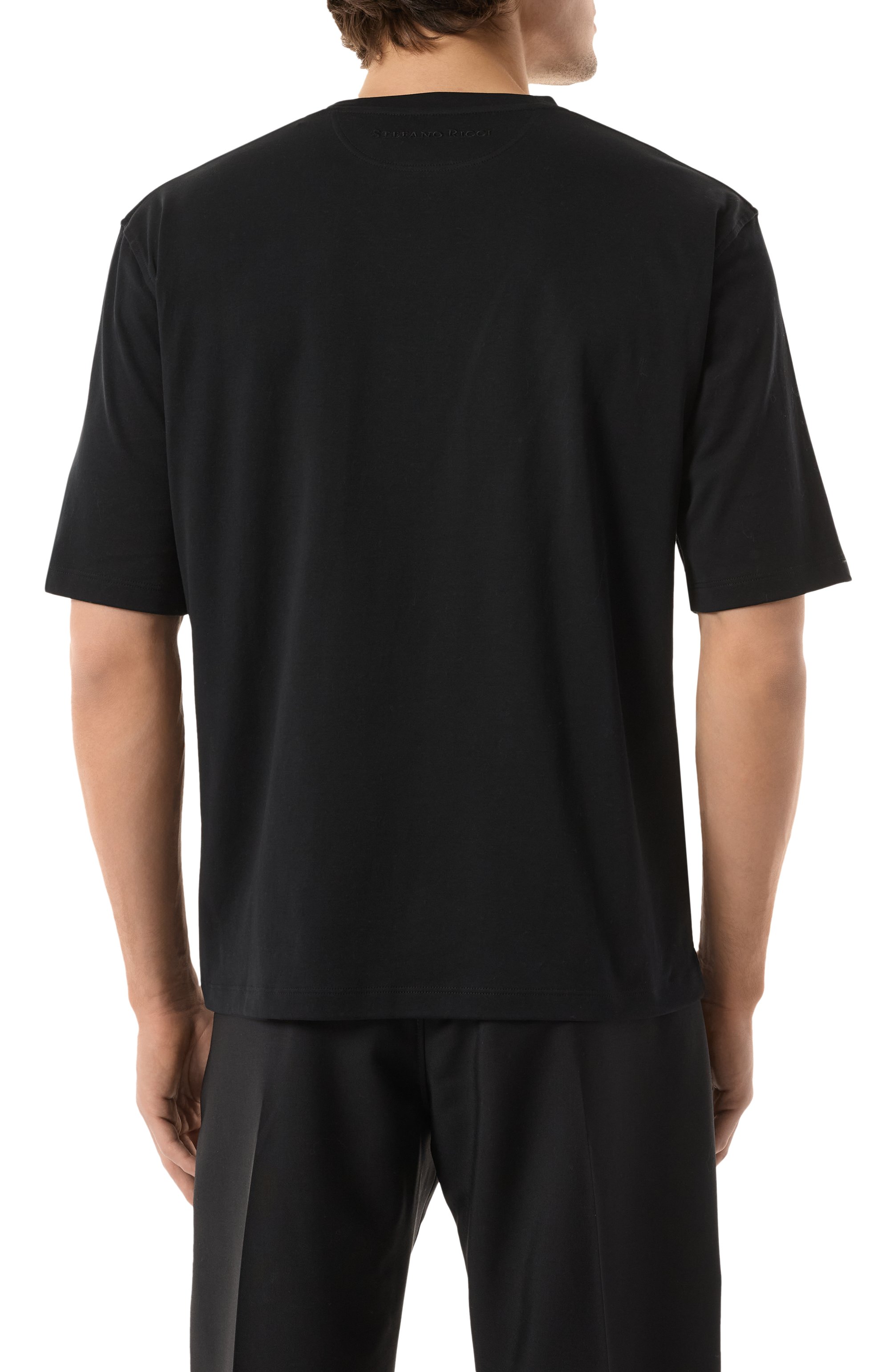 Хлопковая футболка STEFANO RICCI, арт. MNH5103980/LUXT, фото 4