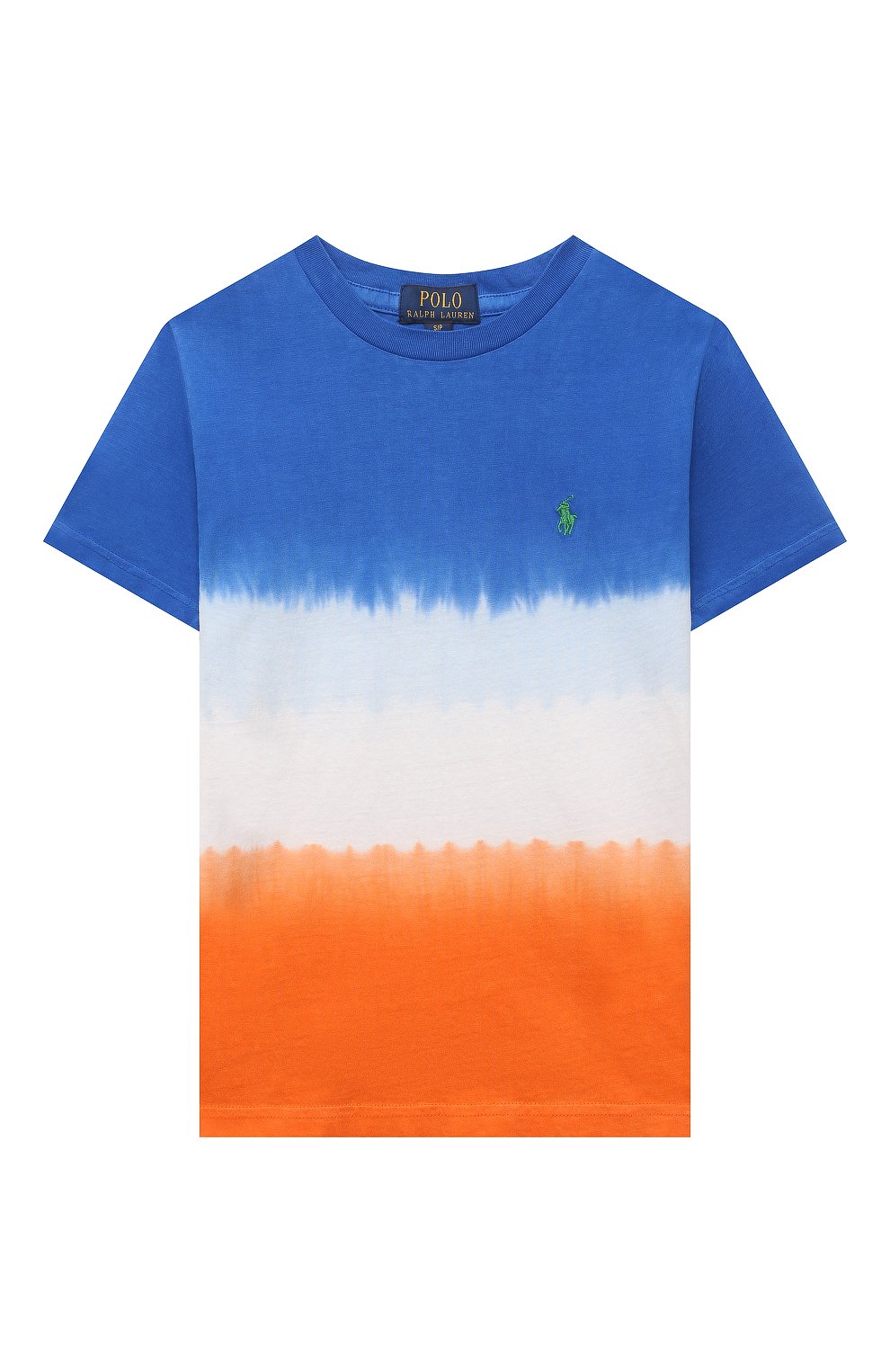 Хлопковая футболка POLO RALPH LAUREN разноцветного цвета по цене 5685 руб., арт. 323861031, фото 1 Хлопковая футболка POLO RALPH LAUREN, арт. 323861031, фото 1