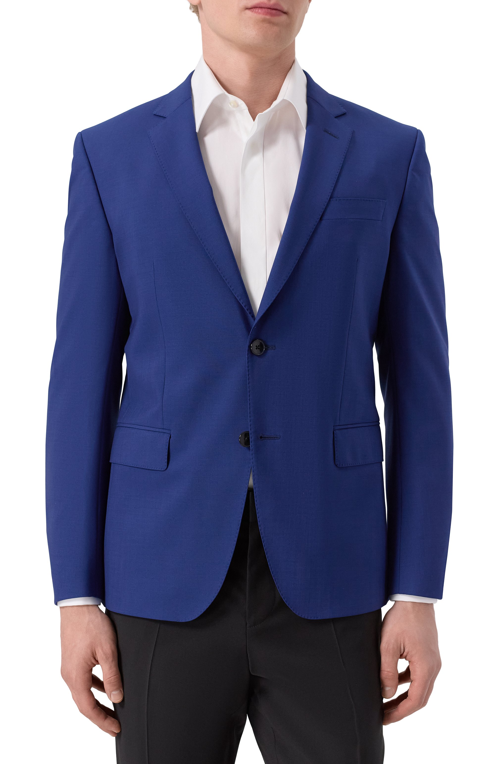 Шерстяной пиджак BOSS, арт. 50479994, фото 4