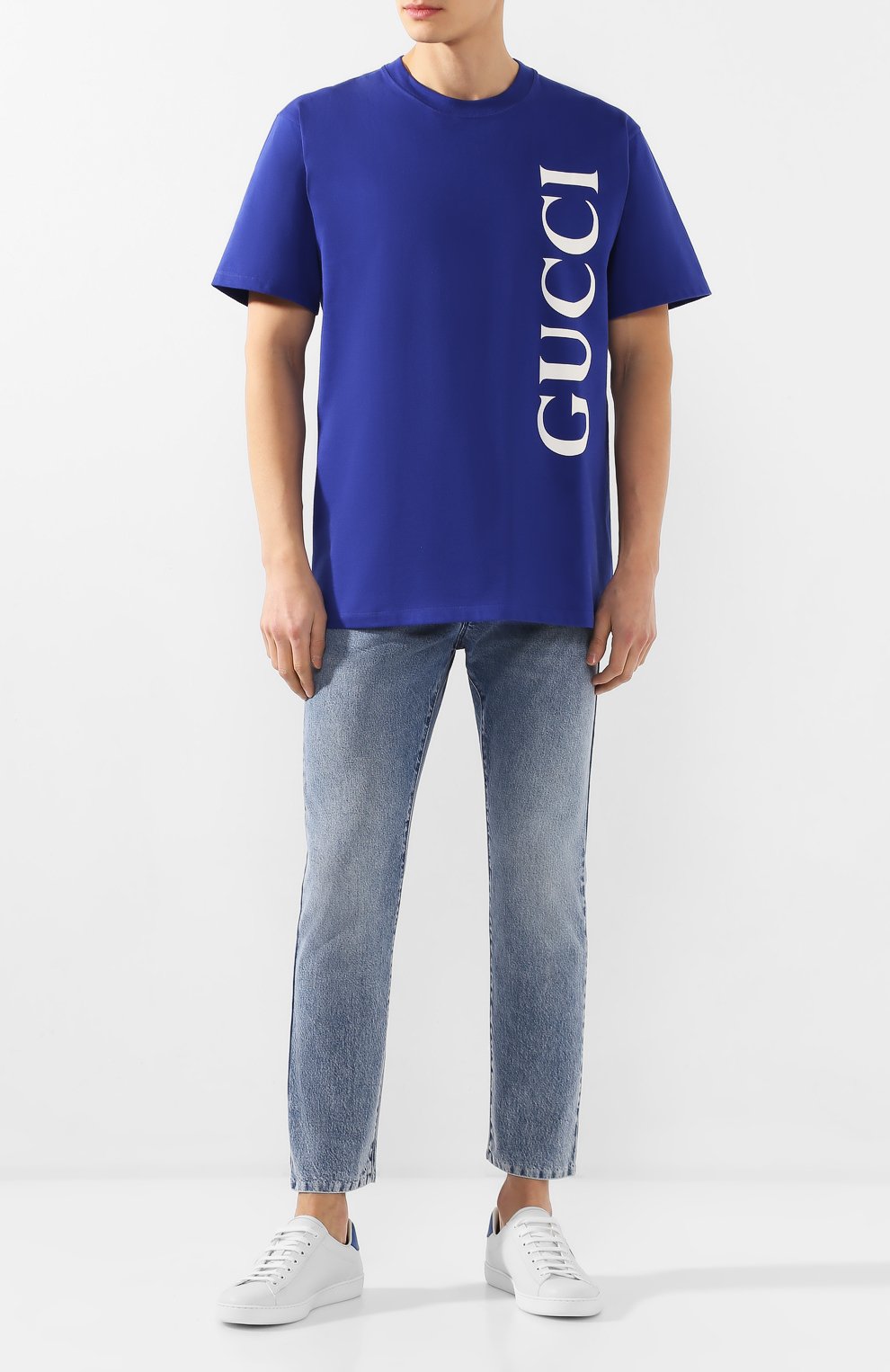 Хлопковая футболка GUCCI, арт. 565806/XJB2V, фото 2