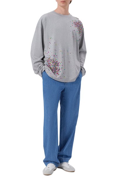 Джинсы DRIES VAN NOTEN голубого цвета по цене 61800 руб., арт. 020908/3386, фото 2 Джинсы DRIES VAN NOTEN, арт. 020908/3386, фото 2