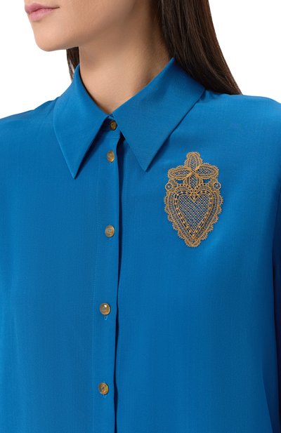 Шелковая блузка ULYANA SERGEENKO, арт. CMA001FW24RESORT 1864Т24, фото 5