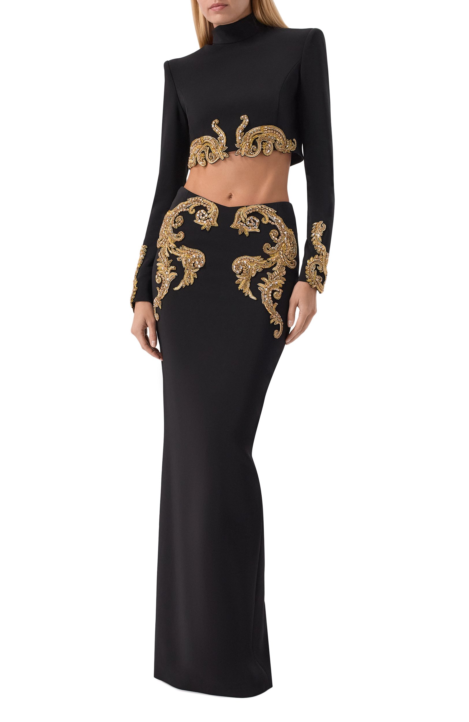 Топ с отделкой бисером ZUHAIR MURAD, арт. PTP26034/CRCA022, фото 2