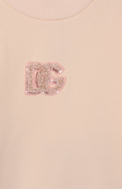 Хлопковый свитшот DOLCE & GABBANA, арт. L5JWBU/G7PKQ/10-12+, фото 3