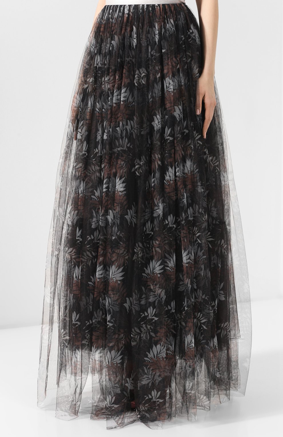 Юбка-макси BRUNELLO CUCINELLI темно-серого цвета по цене 331500 руб., арт. MH111G2788, фото 3 Юбка-макси BRUNELLO CUCINELLI, арт. MH111G2788, фото 3