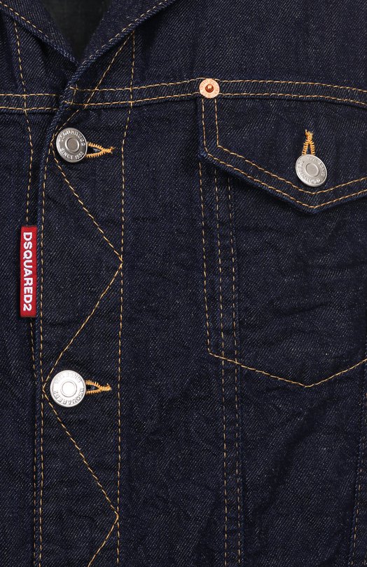 Джинсовая куртка Dsquared2 S73DL0279/S30825 Синий  S73DL0279/S30825 Фото 6