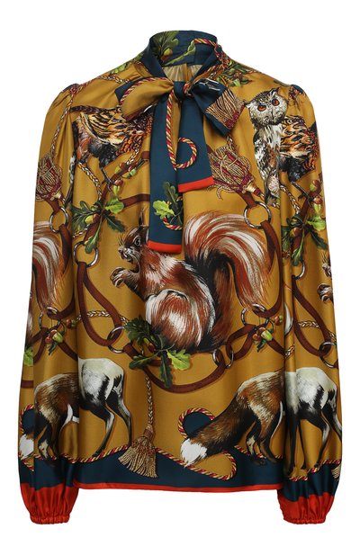 Женская шелковая блузка DOLCE & GABBANA, арт. F74V2T/FI12L