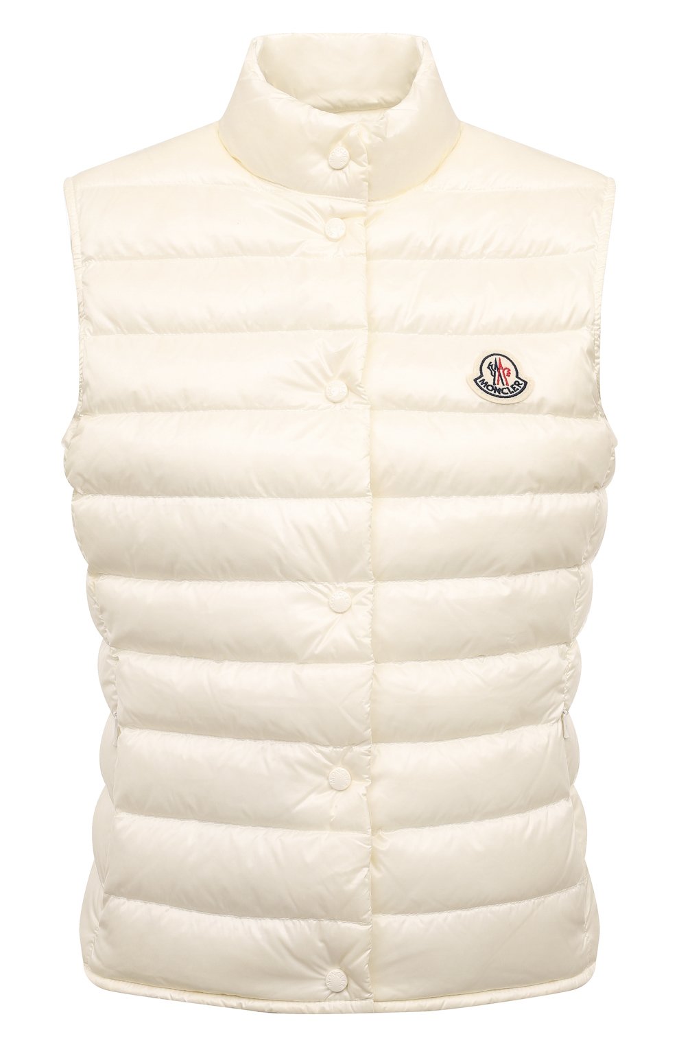 Пуховый жилет liane MONCLER молочного цвета по цене 59950 руб., арт. 1A102-00-53048, фото 1 Пуховый жилет liane MONCLER, арт. 1A102-00-53048, фото 1