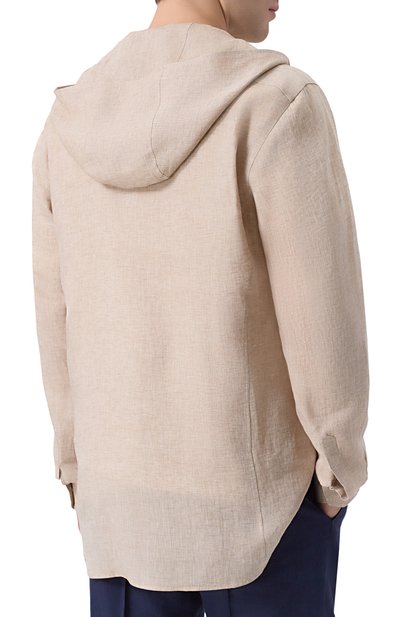 Льняная рубашка KITON, арт. UMCMARH0961322, фото 4