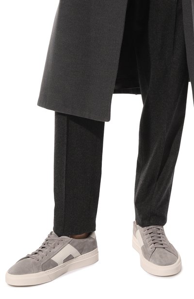 Замшевые кеды gloria SANTONI, арт. MBGT21870PNNGSU4U60, фото 3