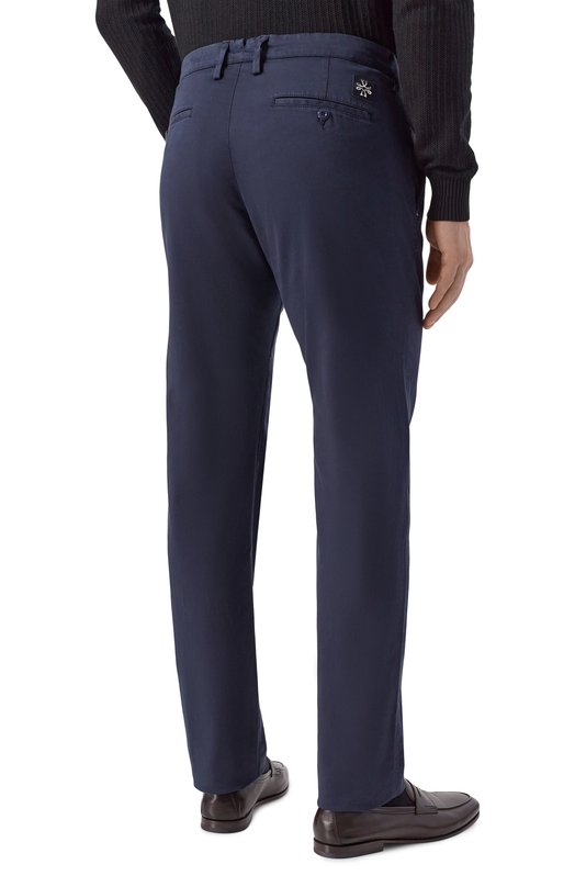 Хлопковые брюки Jacob Cohen JUM_P0001 001 S3755 TR Синий  JUM_P0001 001 S3755 TR Фото 4