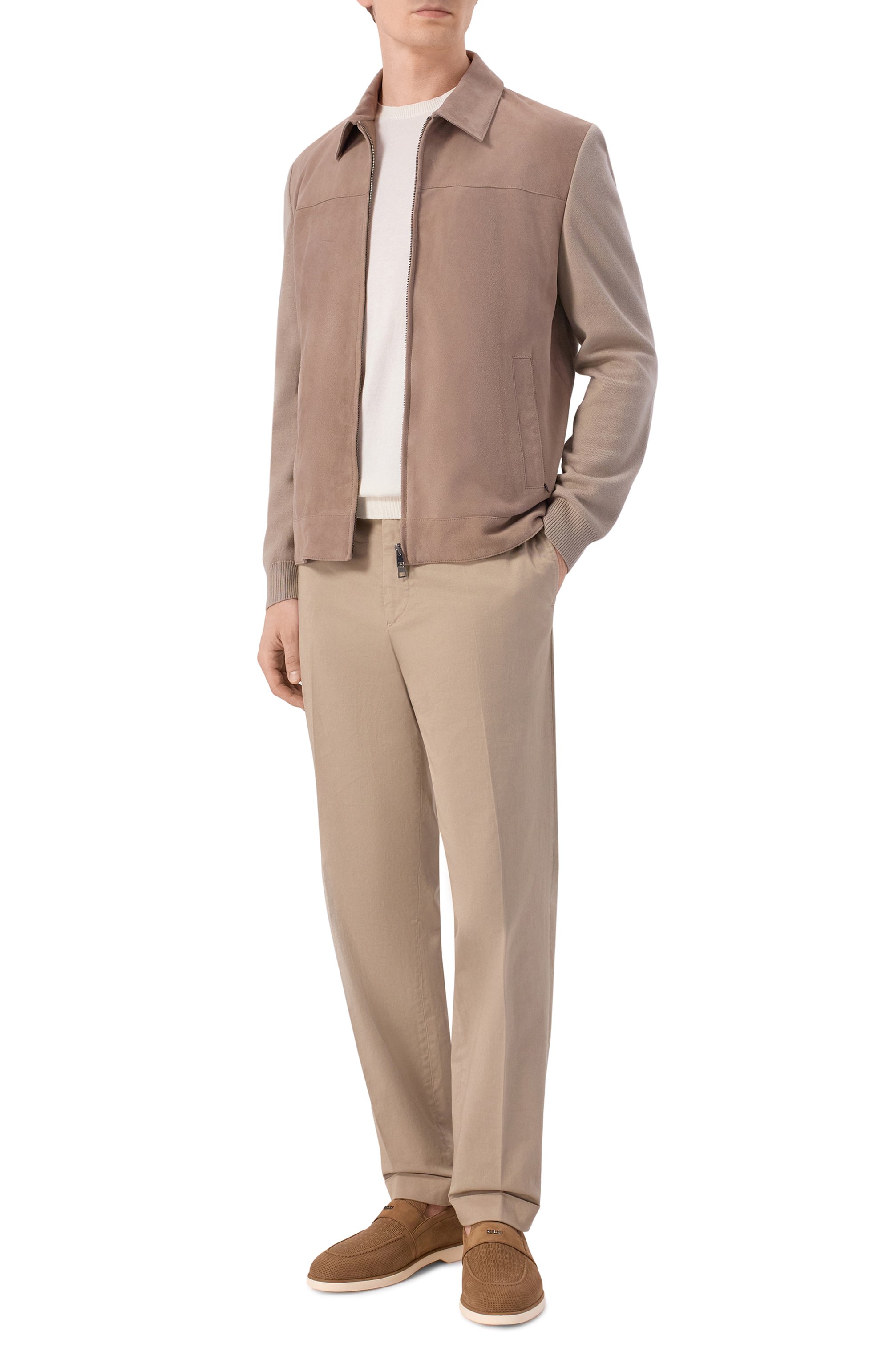 Лоферы из нубука ZILLI, арт. H0306AM1401VZPU05, фото 2