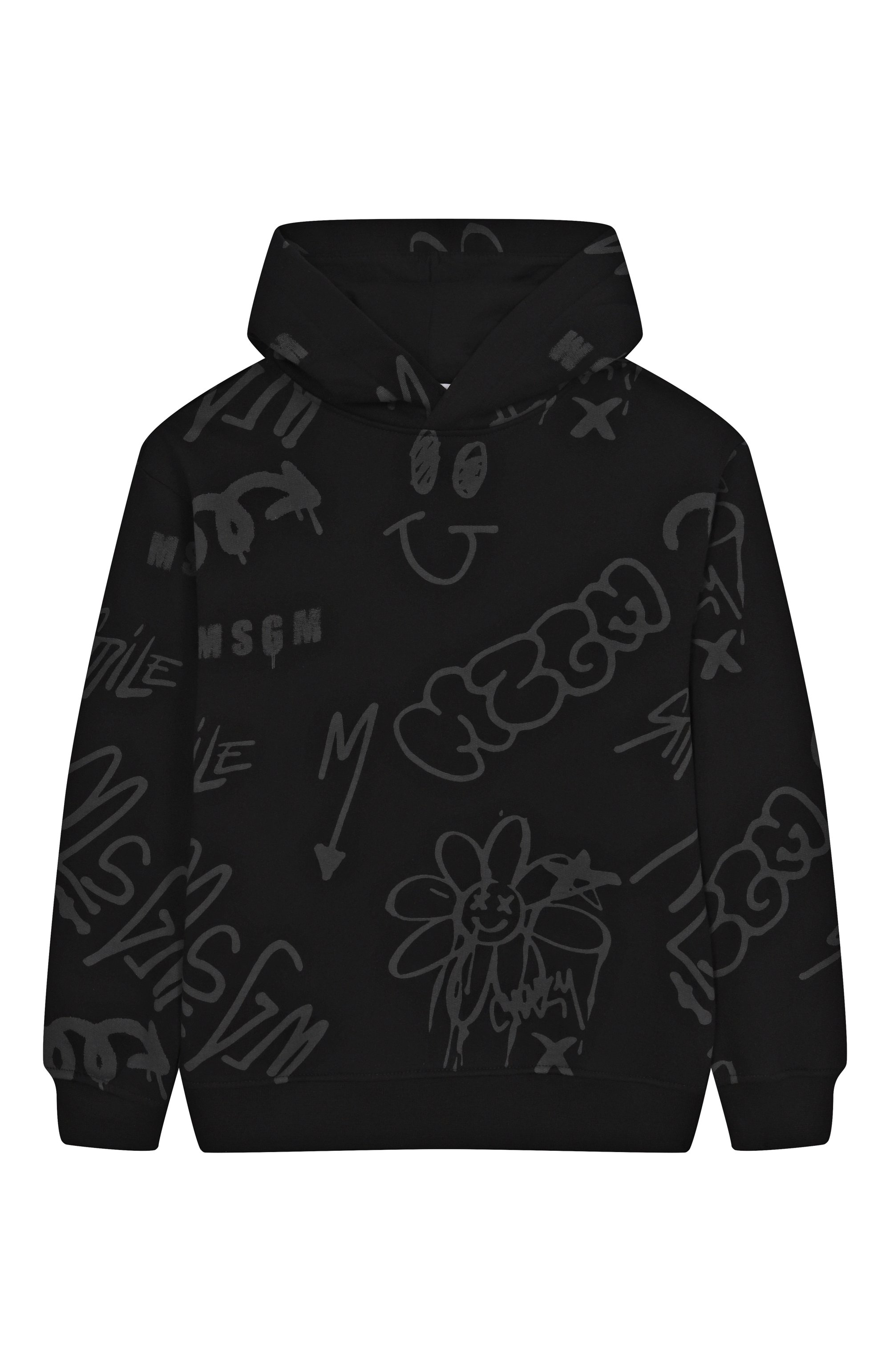 Хлопковое худи MSGM KIDS, арт. F5MSJBHS246, фото 1