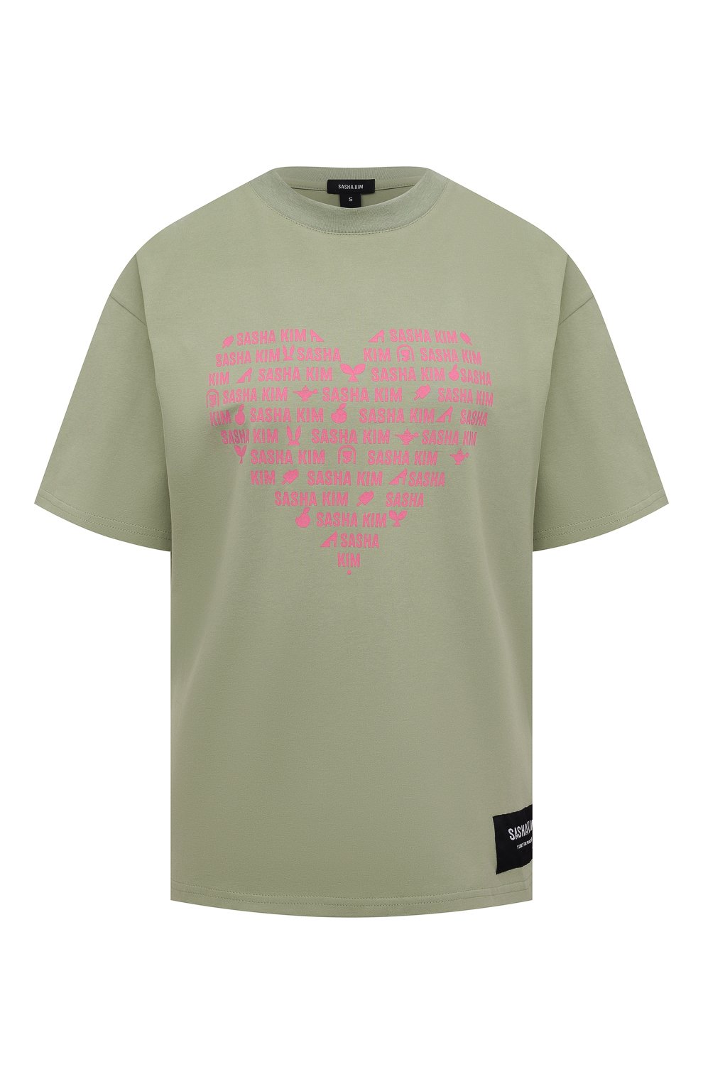 Хлопковая футболка SASHA KIM, арт. УТ-00000612, фото 1