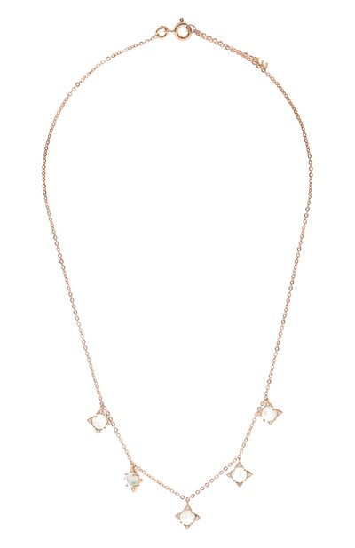 Серебряное ожерелье с аквамарином MOONKA, арт. tr-nl-aqm, фото 1