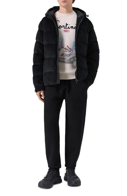 Джемпер из шерсти и вискозы MC2 Saint Barth HER0022-00389I/HER0N PRINT Кремовый  HER0022-00389I/HER0N PRINT Фото 2