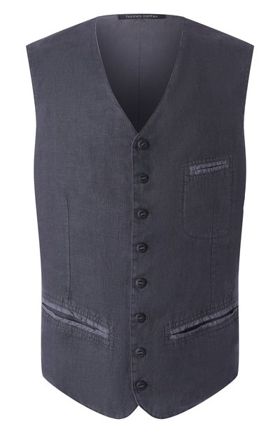 Мужской льняной жилет HANNES ROETHER, арт. BE26VER.601/