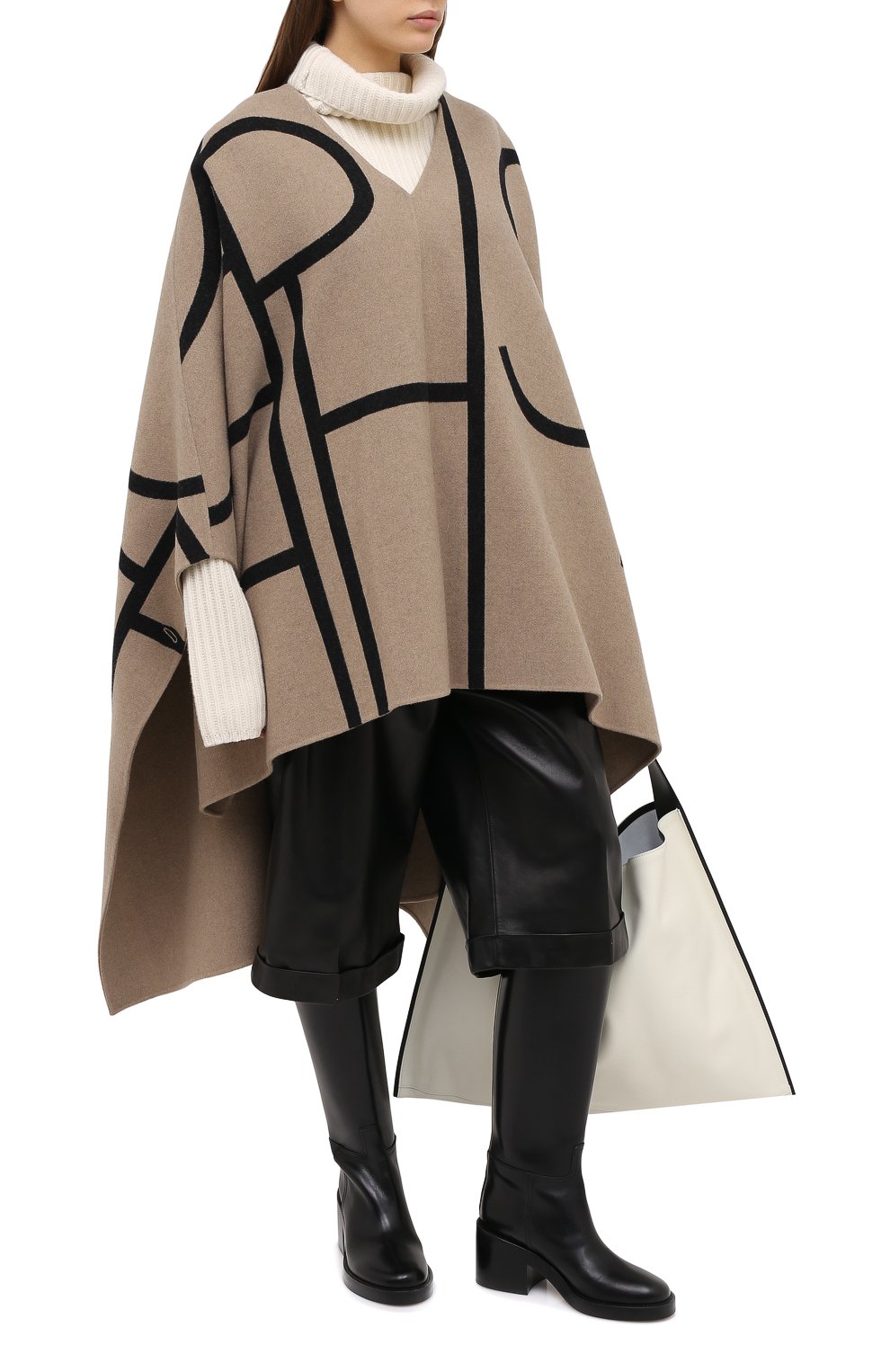 Пончо из шерсти и кашемира JOSEPH, арт. JF004888, фото 2