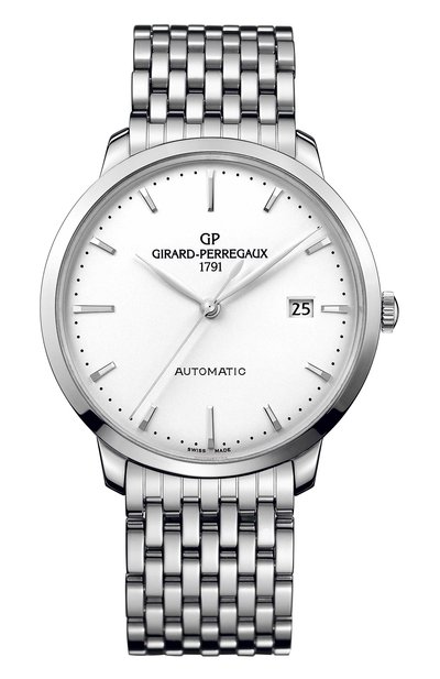 Мужские часы steel date white GIRARD-PERREGAUX, арт. 49555-11-131-11A