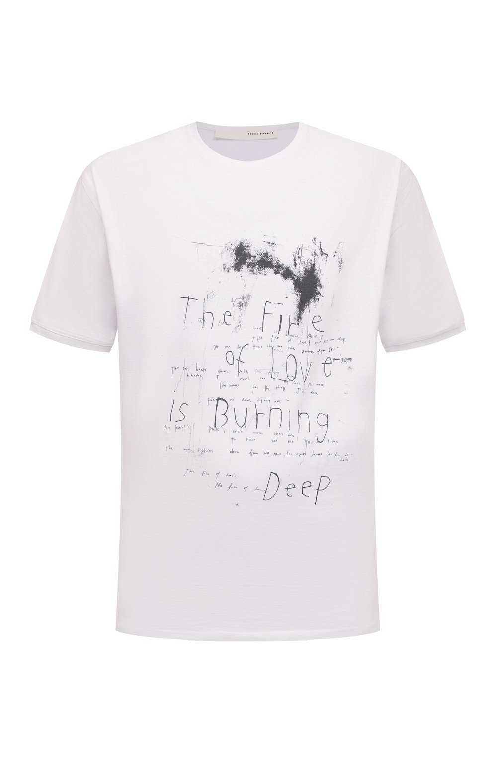 Хлопковая футболка ISABEL BENENATO, арт. UJ13PS22, фото 1