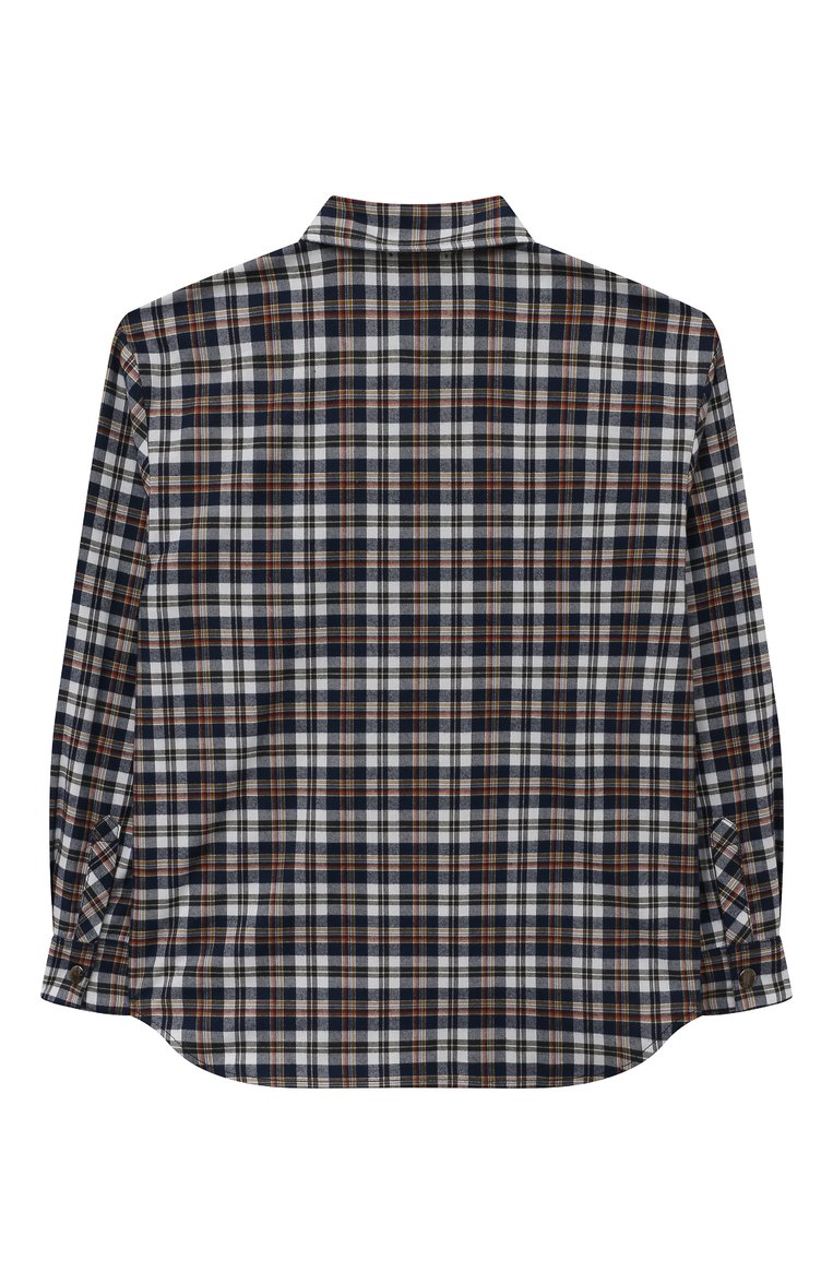 Детская хлопковая рубашка DOLCE & GABBANA разноцветного цвета, арт. L43S85/FQ5FH/8-14 | Фот�о 2 (Рукава: Длинные; Материал внешний: Хлопок; Случай: Повседневный; Автоматизация ТО: Проставлено; Автоматизация состава: Проставлено)