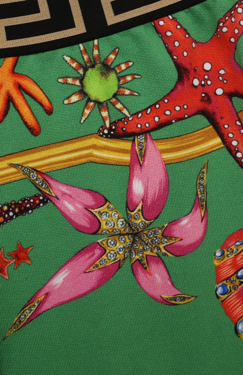 Хлопковые шорты VERSACE, арт. 1000124/1A00414/8A-14A, фото 3