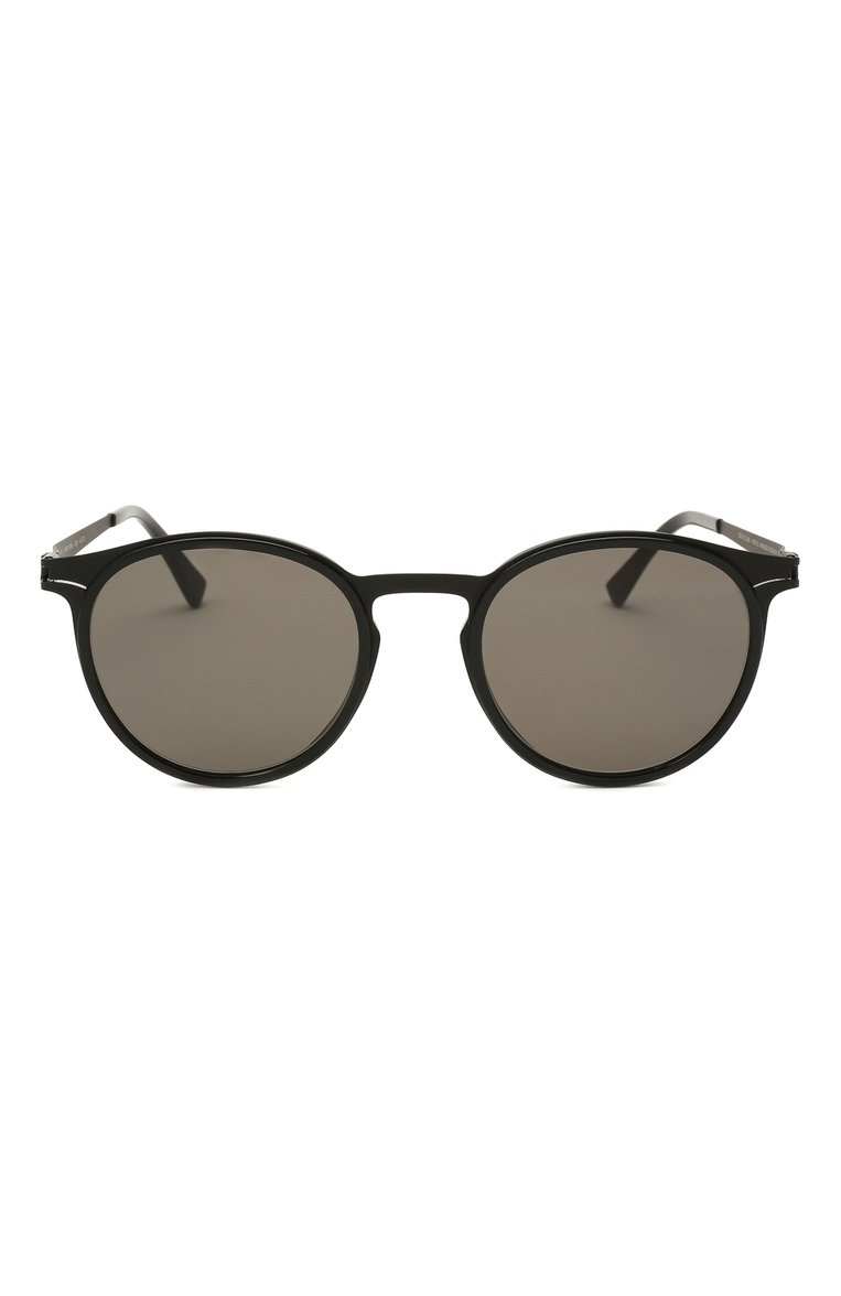 Женские солнцезащитные очки MYKITA черного цвета, арт. DD2.3/BLACK/BLACK/GREY S0LID 909 | Фото 4 (Кросс-КТ: С/з-унисекс; Региональные ограничения белый список (Axapta Mercury): Не проставлено, RU; Нос: Не проставлено; Тип очков: С/з; Материал: Металл; Очки форма: Круглые; Оптика Гендер: оптика-унисекс)