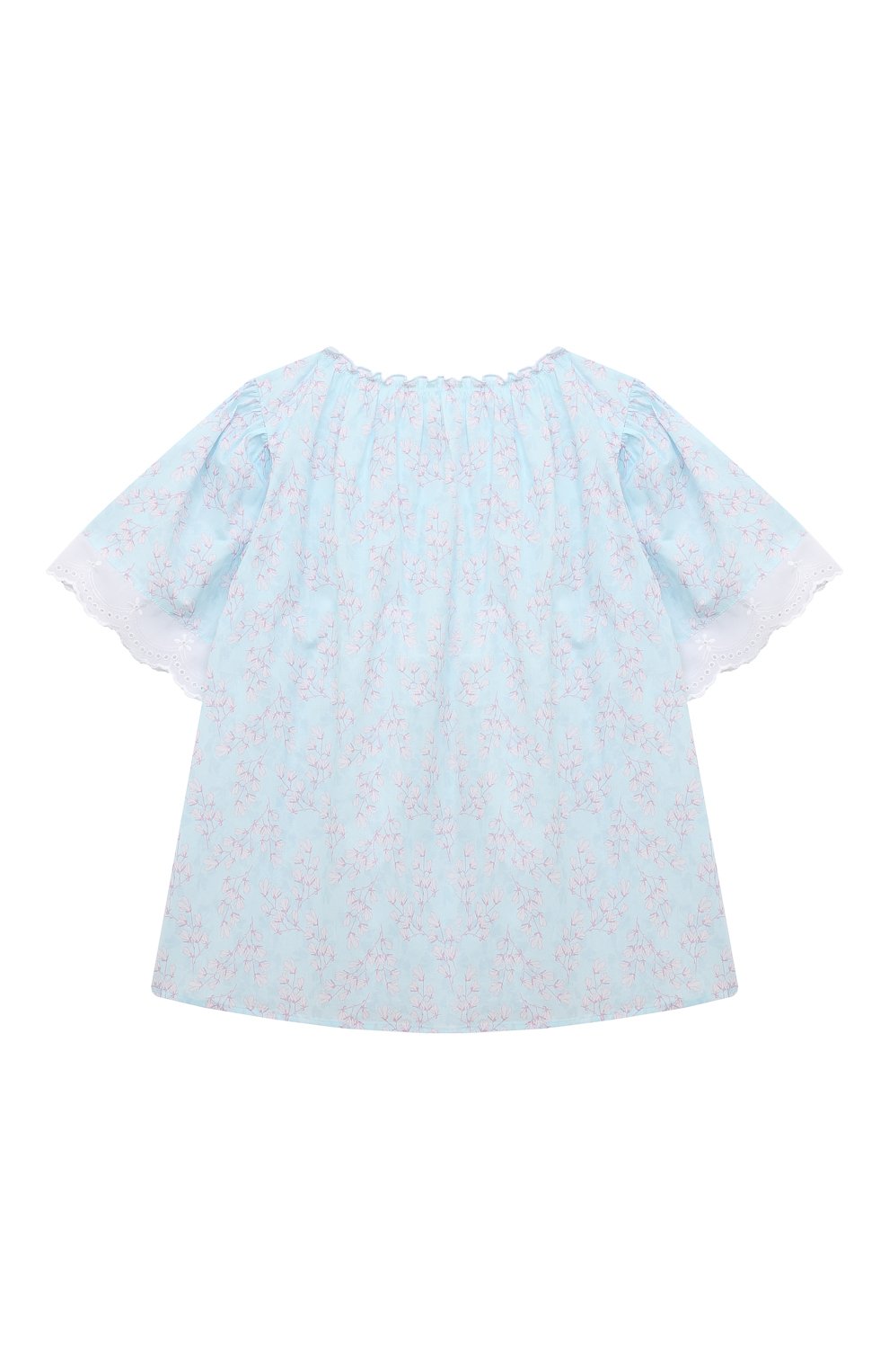 Хлопковая пижама AMIKI CHILDREN, арт. NATHALIE/BLUE FL0WERS,  фото 3