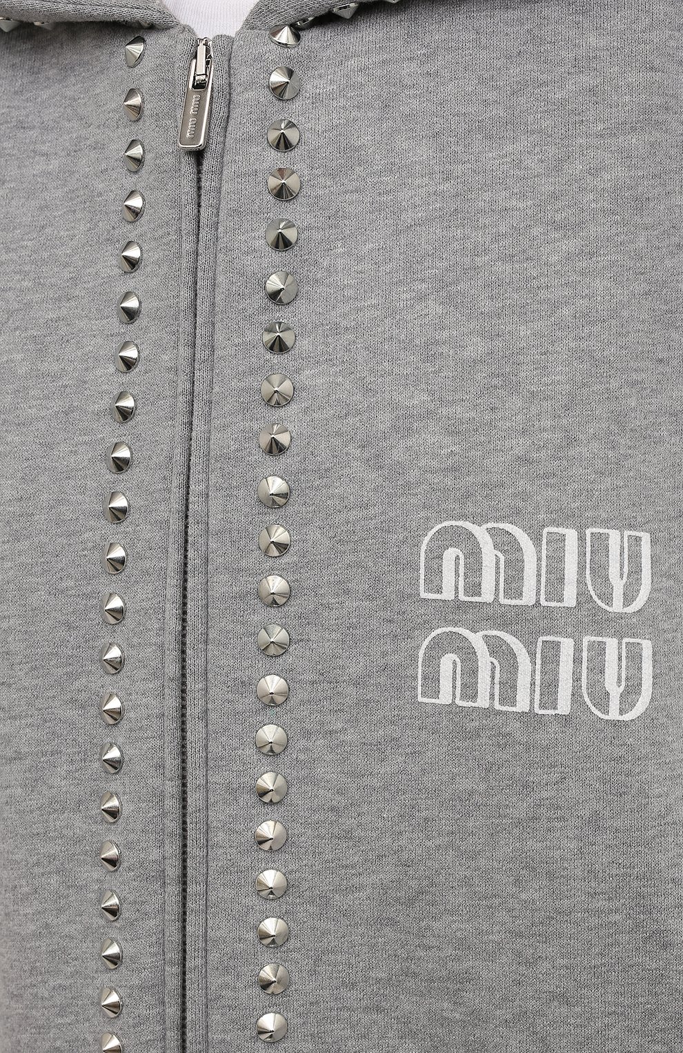 Хлопковая толстовка MIU MIU, арт. MJL805-1Z9J-F0031, фото 5