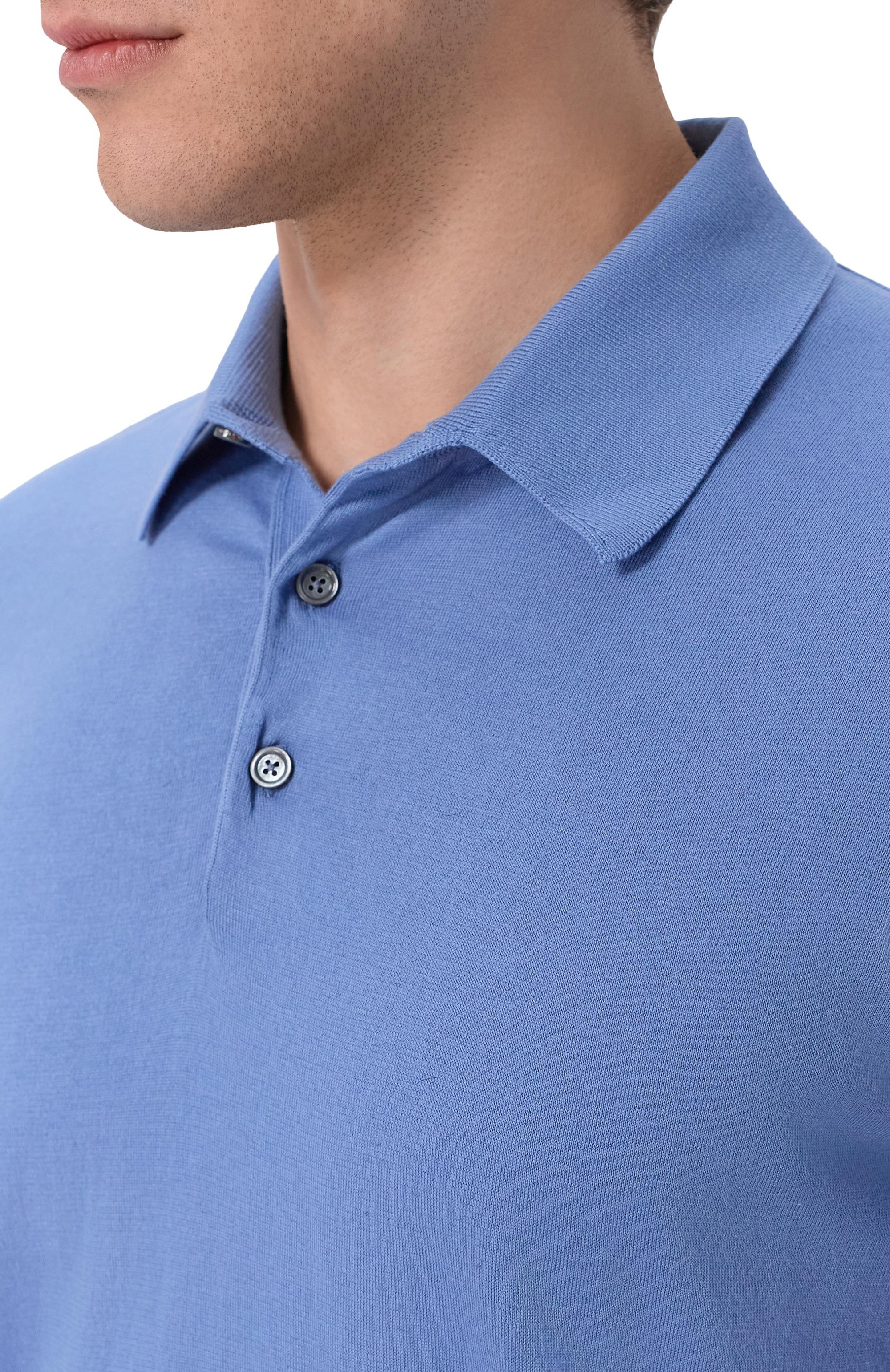 Хлопковое поло KITON, арт. UMKXX33_001, фото 5