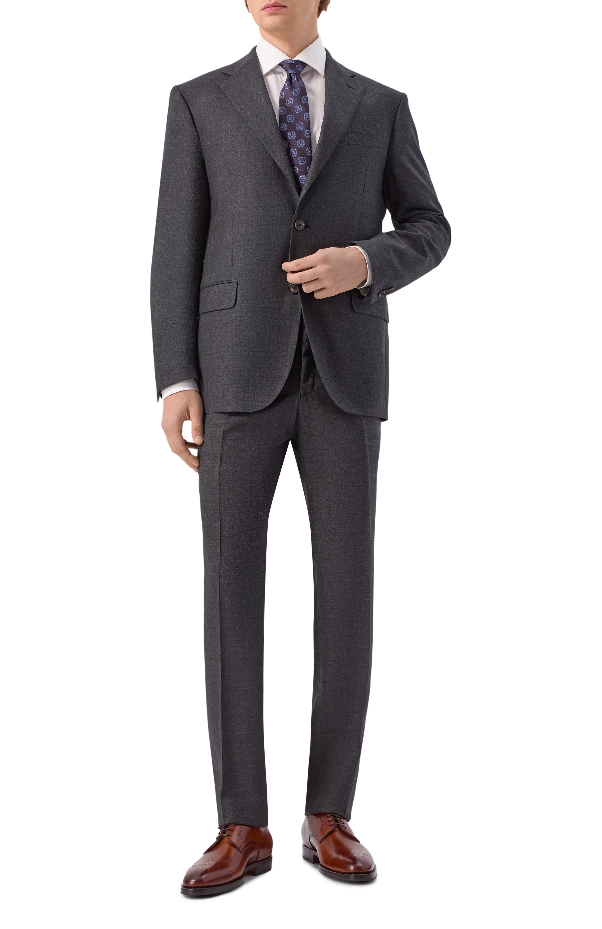 Кожаные дерби KITON, арт. USSA092N0010108, фото 2