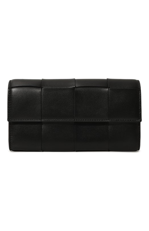 Кожаный кошелек Bottega Veneta 742694/VCQC4 Чёрный 742694/VCQC4