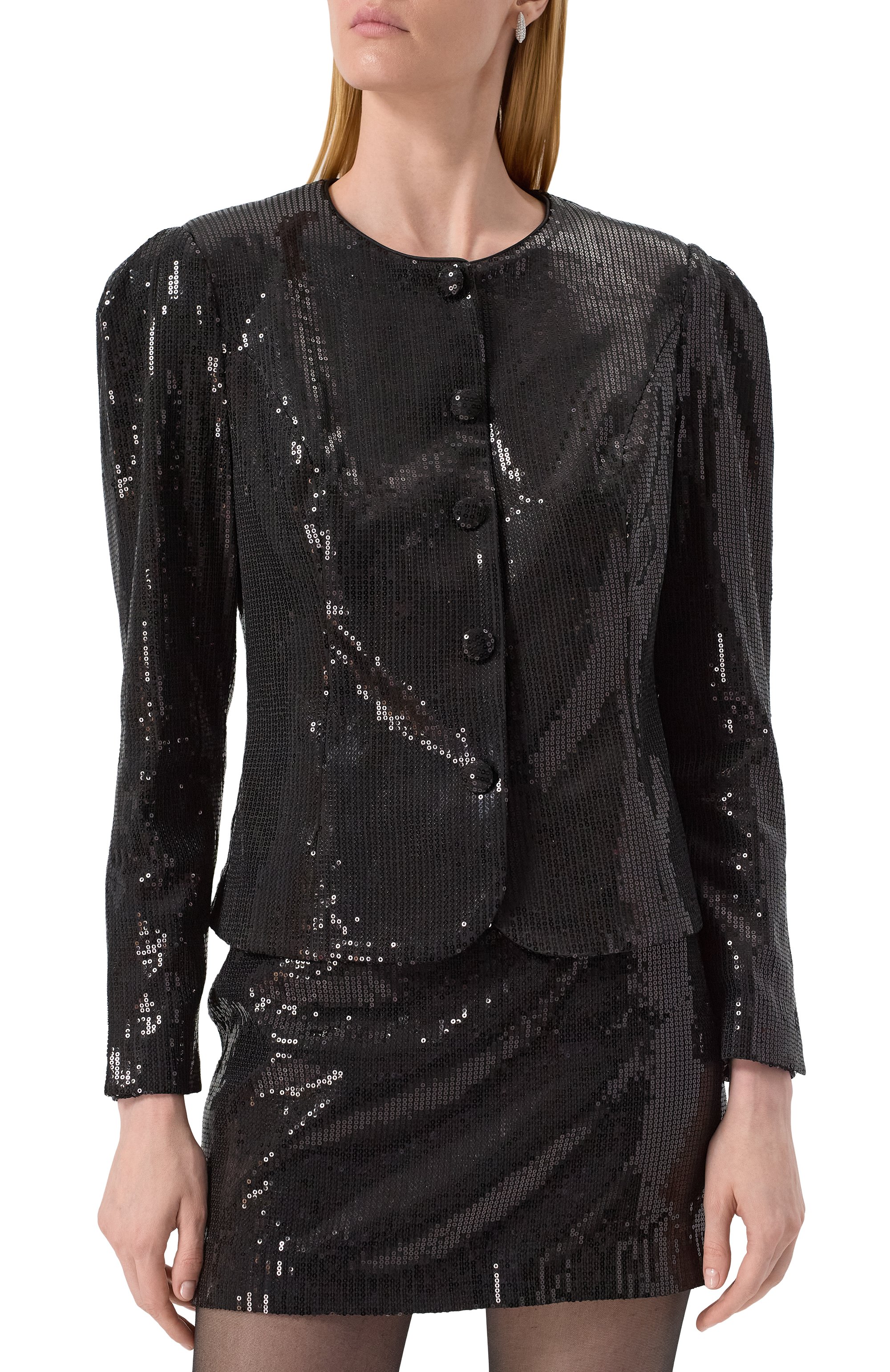 Жакет с отделкой пайетками BOTROIS, арт. SKU65764330, фото 3