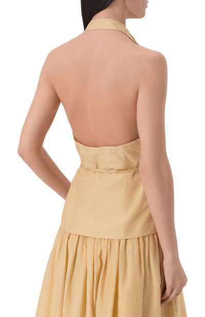 Топ из хлопка и шелка 12 STOREEZ, арт. 137704, фото 4