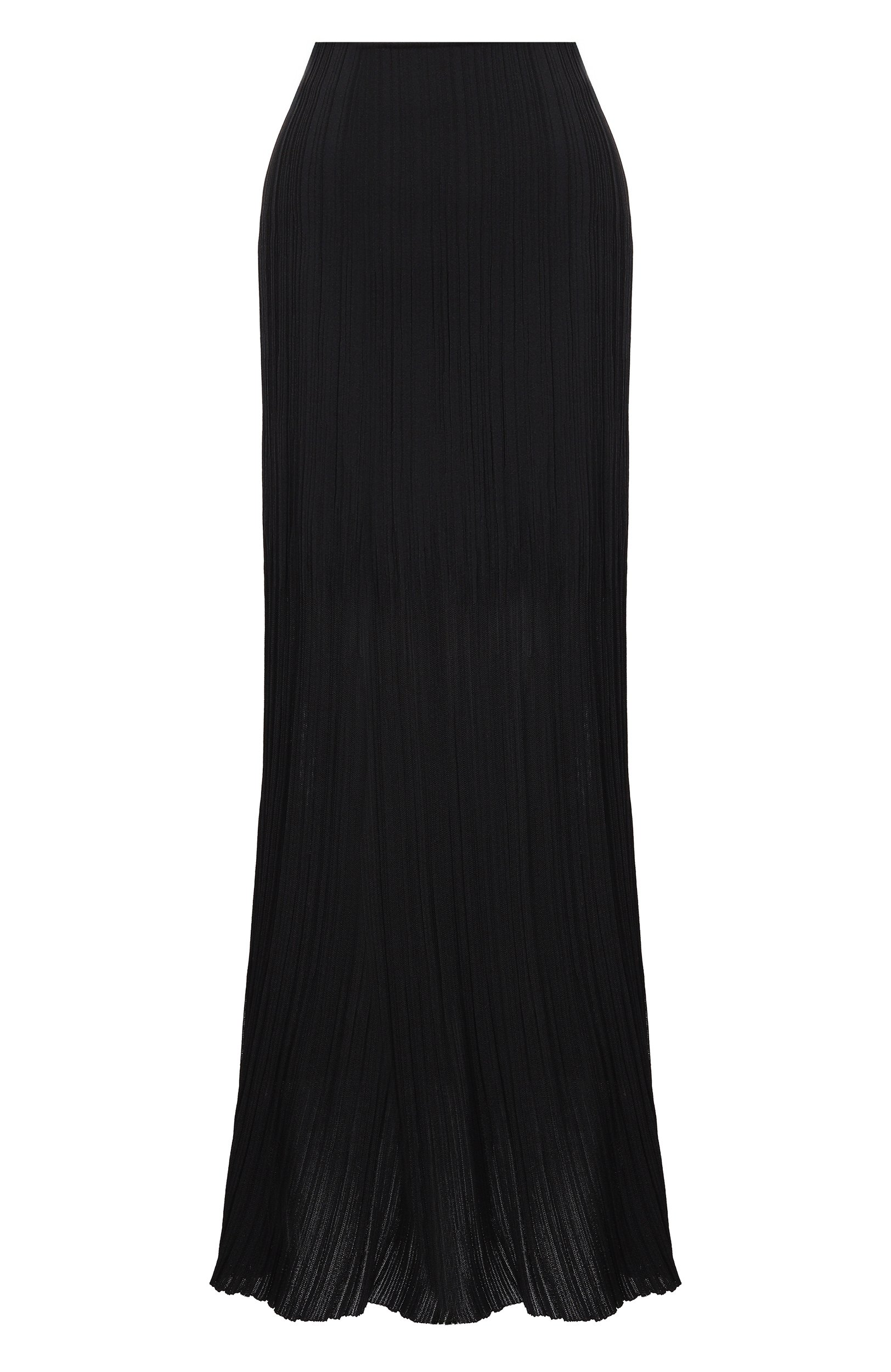 Юбка из вискозы BALMAIN черного цвета по цене 209500 руб., арт. HF1LE710/KK08, фото 1 Юбка из вискозы BALMAIN, арт. HF1LE710/KK08, фото 1