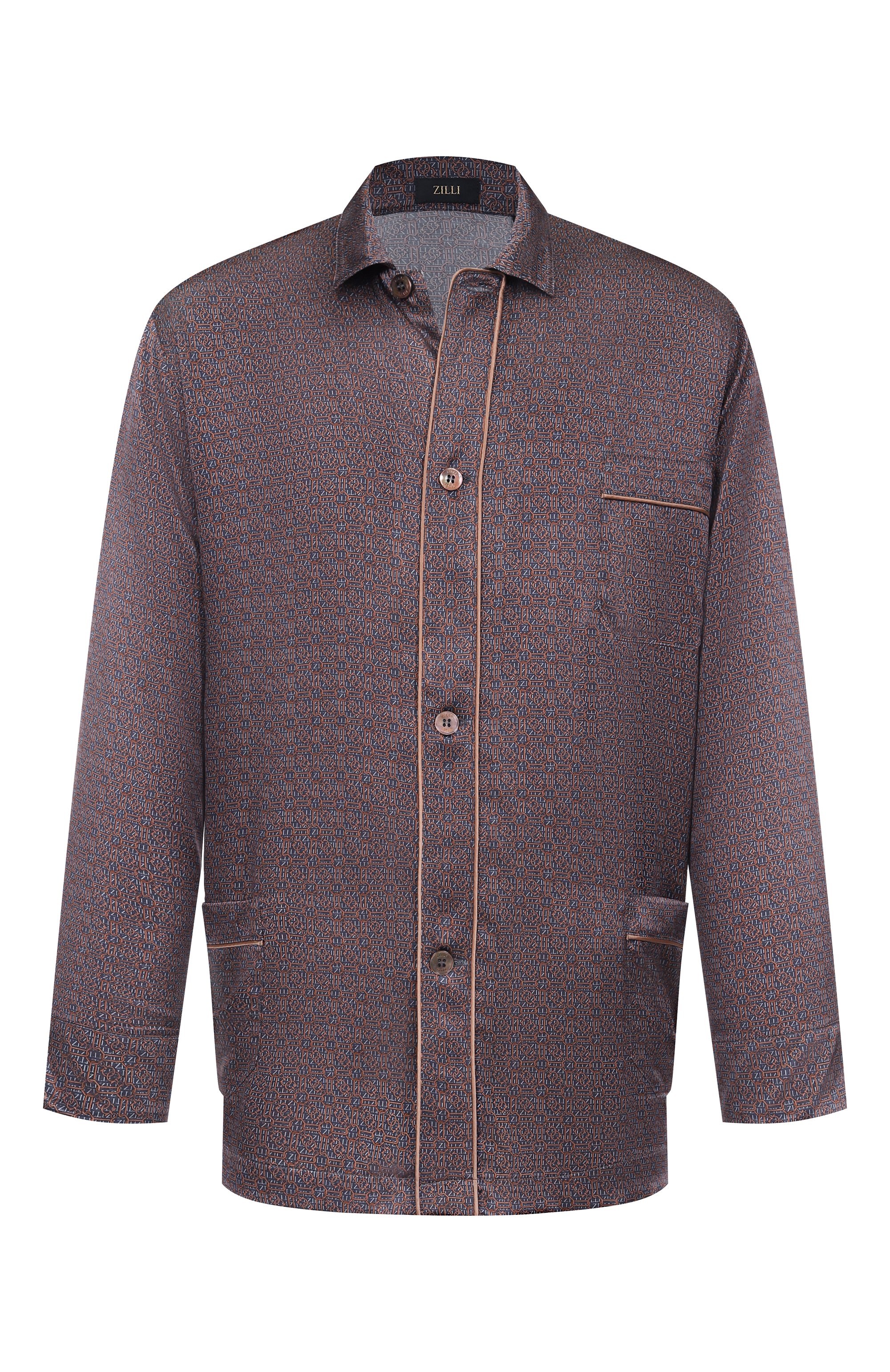 Шелковая сорочка ZILLI, арт. PZG013M0600V00000, фото 1