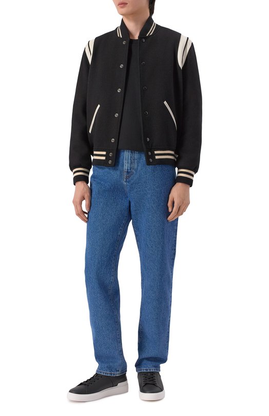 Кожаные кеды B-Court Balmain GM1VI288/LVTR Чёрный  GM1VI288/LVTR Фото 2