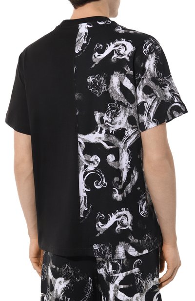 Хлопковая футболка VERSACE JEANS COUTURE, арт. 76GAH611/JS287, фото 4