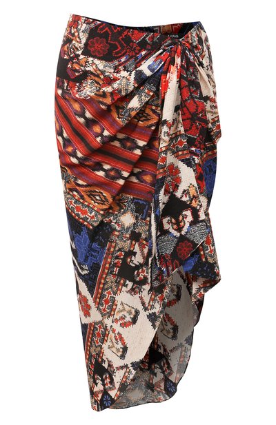 Женская юбка из вискозы BALMAIN, арт. XF1LD135/VB22