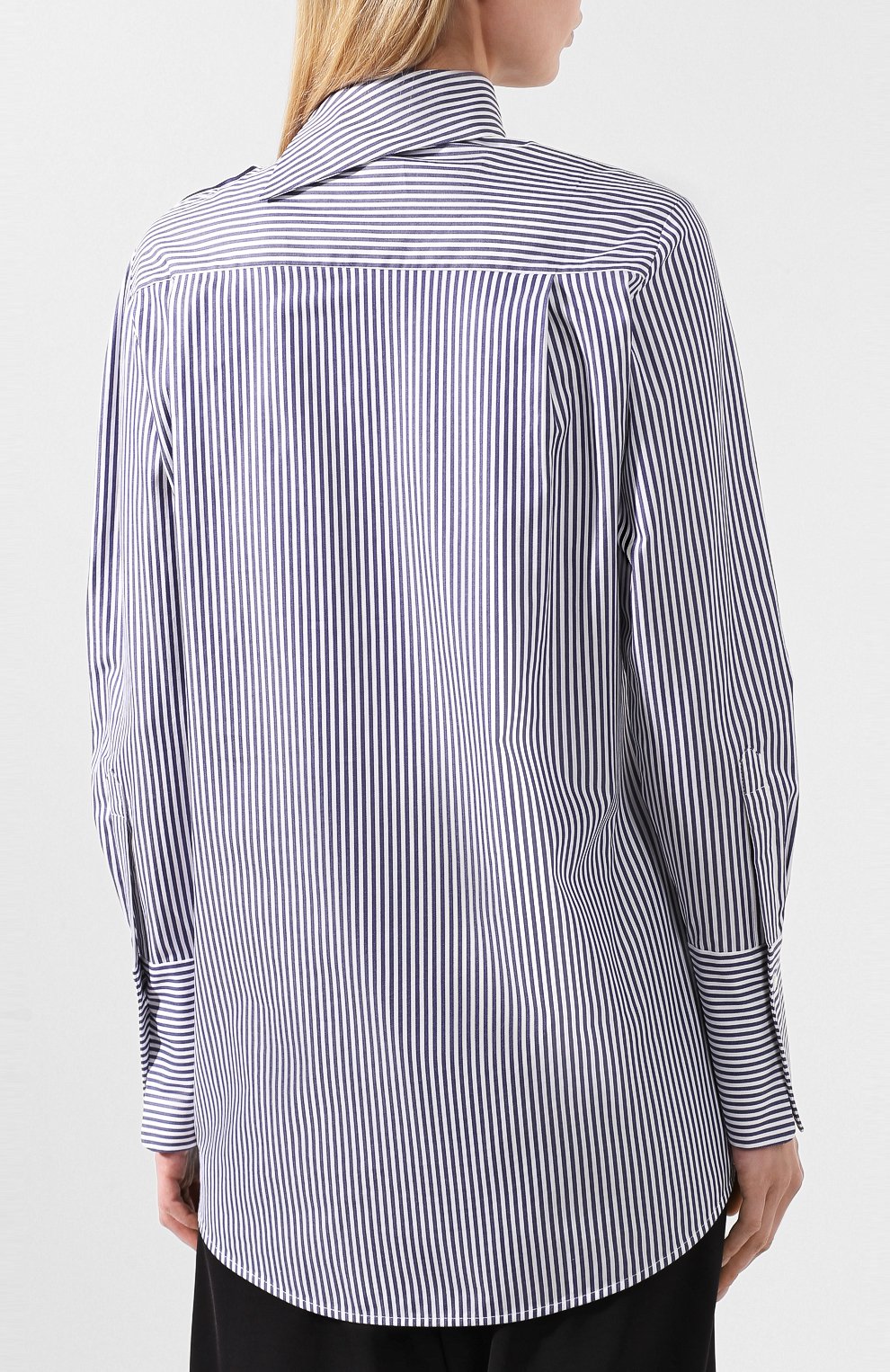Хлопковая рубашка VICTORIA, VICTORIA BECKHAM, арт. 2120WSH000843A, фото 4