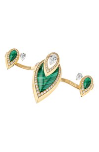 Кольцо на три пальца colour play MESSIKA бесцветного цвета по цене 3490500 руб., арт. 11311-YG, фото 1 Кольцо на три пальца colour play MESSIKA, арт. 11311-YG, фото 1