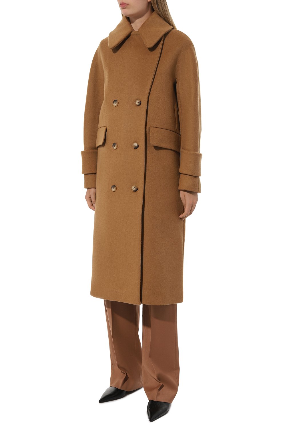 Шерстяное пальто LUDA NIKISHINA, арт. CT/MAXIM/AW23/mustard, фото 3