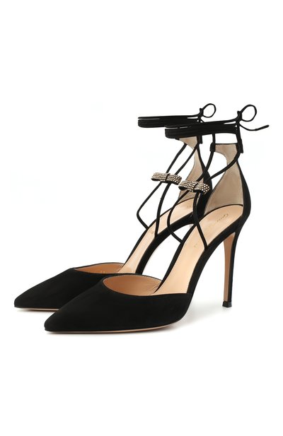 Замшевые туфли GIANVITO ROSSI, арт. G40255.15RIC.CAMNER0, фото 1