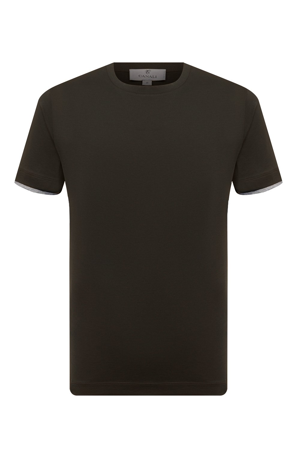 Хлопковая футболка CANALI, арт. T0691/MJ01037, фото 1