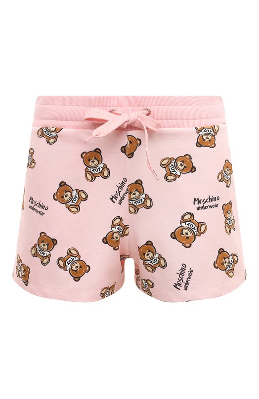 Хлопковые шорты Moschino 231V6/A6802/4416 Розовый 231V6/A6802/4416