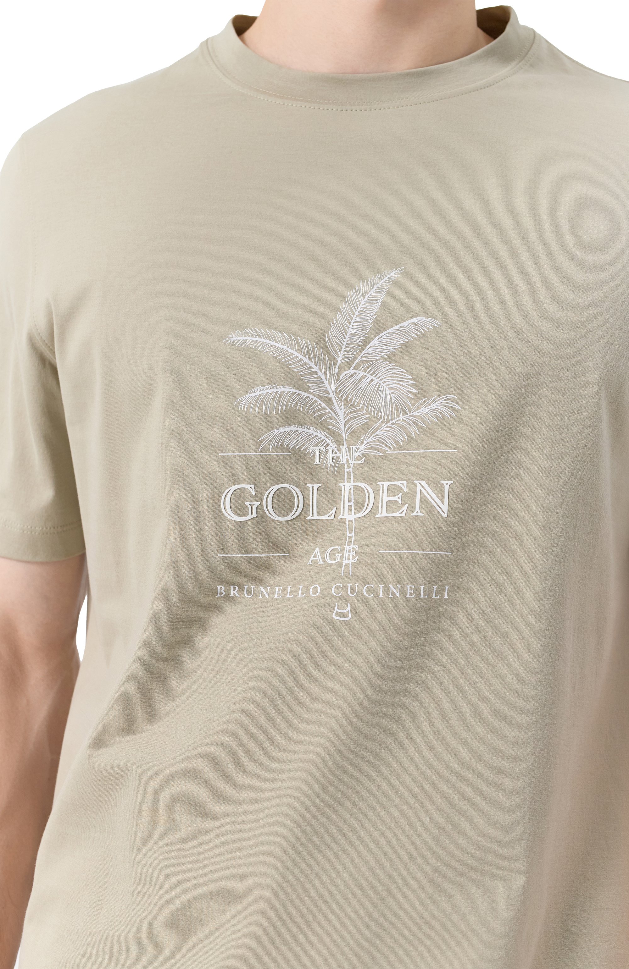 Хлопковая футболка BRUNELLO CUCINELLI, арт. M0B138482P, фото 5