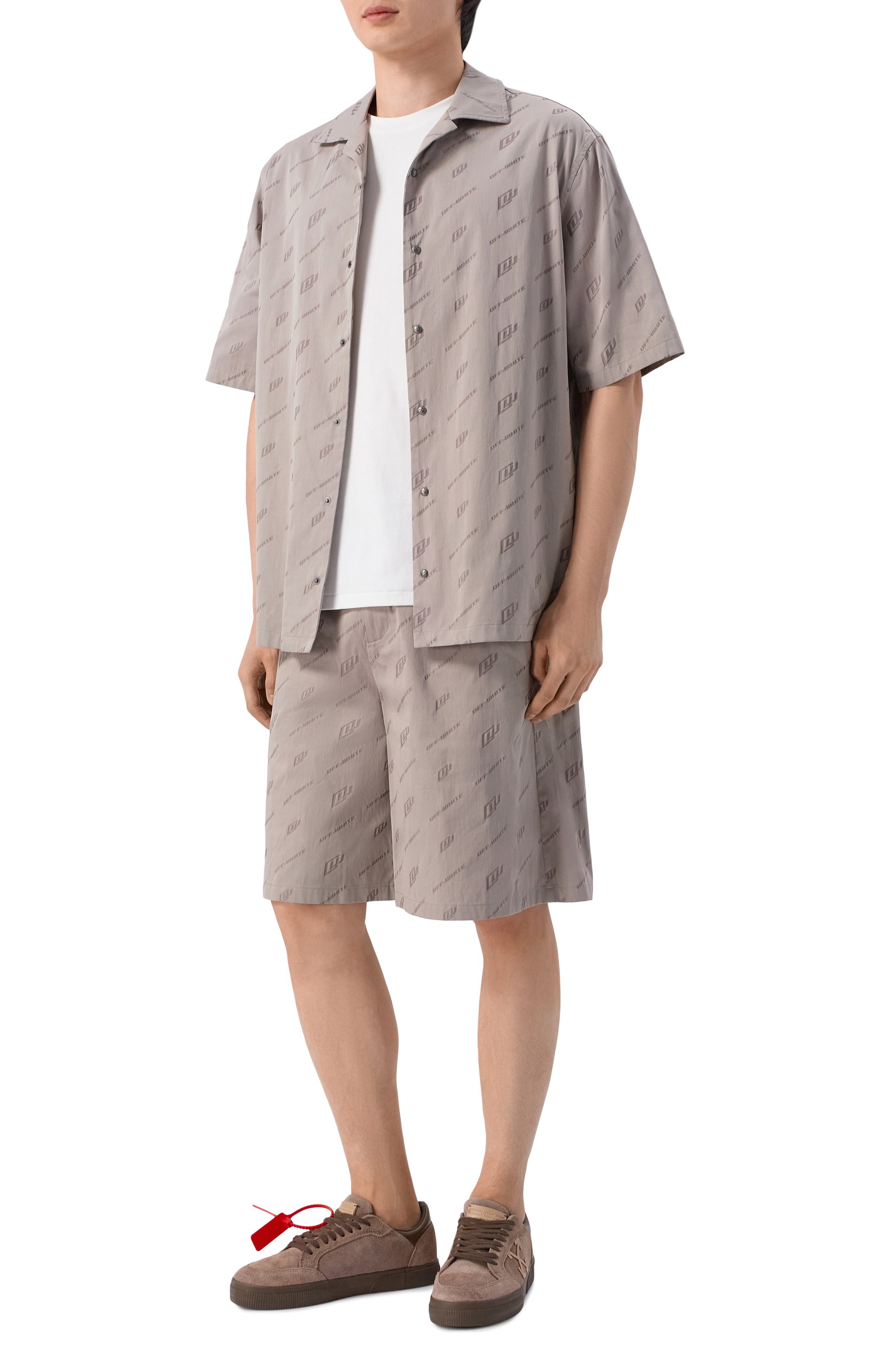 Хлопковая рубашка OFF-WHITE, арт. 0MGG01FS26FAB008, фото 2