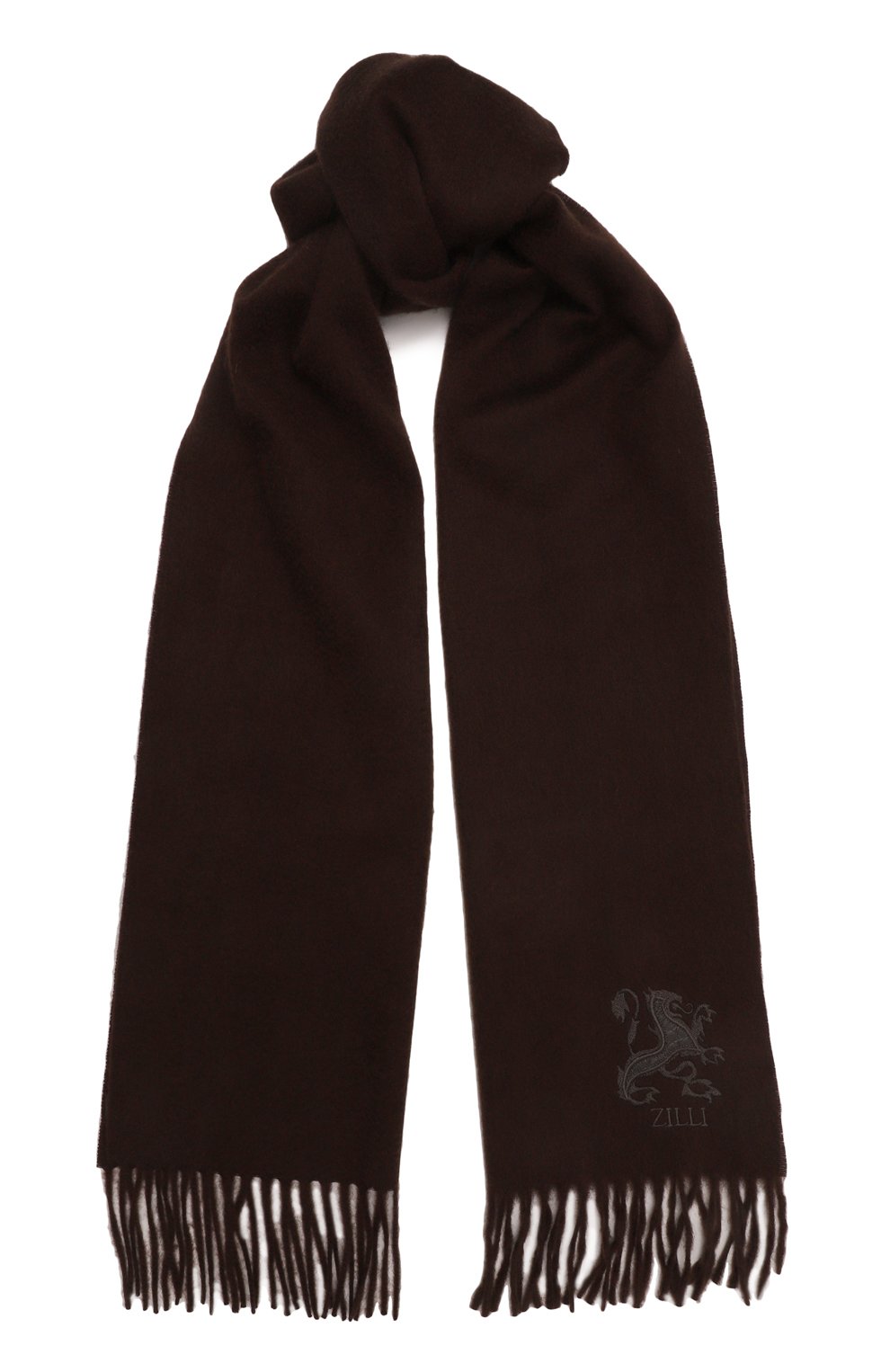 Шарф с отделкой из кожи аллигатора ZILLI, арт. SWF001M0310VBLE00N003, фото 1