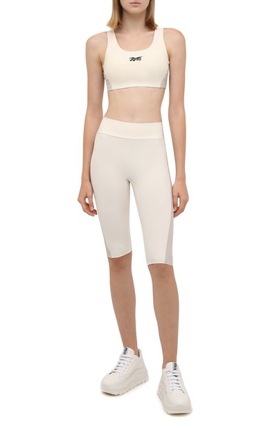 Шорты reebok x victoria beckham REEBOK молочного цвета по цене 9970 руб., арт. H30235, фото 2 Шорты reebok x victoria beckham REEBOK, арт. H30235, фото 2