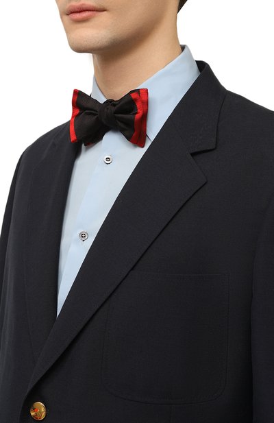 Шелковый галстук-бабочка GUCCI, арт. 442230 4G016, фото 2